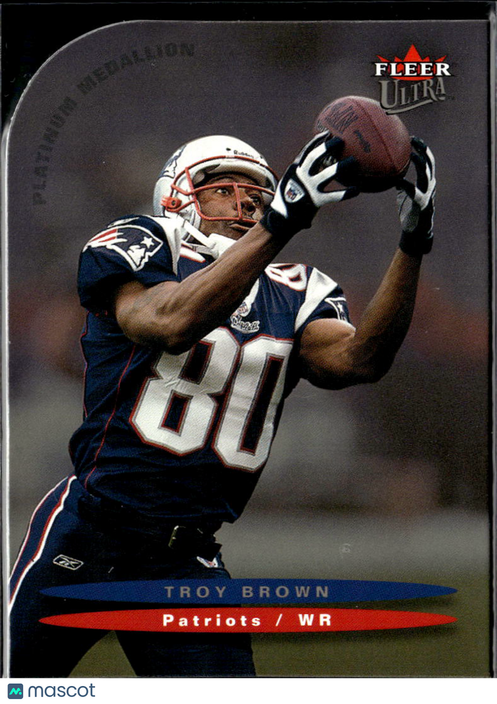 Troy Brown 2003 Fleer Ultra Platinum Medallion 48/100 New England Patriots