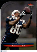 Troy Brown 2003 Fleer Ultra Platinum Medallion 48/100 New England Patriots
