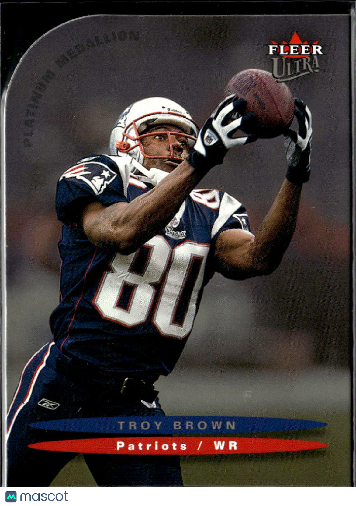 Troy Brown 2003 Fleer Ultra Platinum Medallion 48/100 New England Patriots