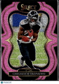 Chigoziem Okonkwo 2025 Select Prizm Suite Level Pink Glitter 5/15 Titans
