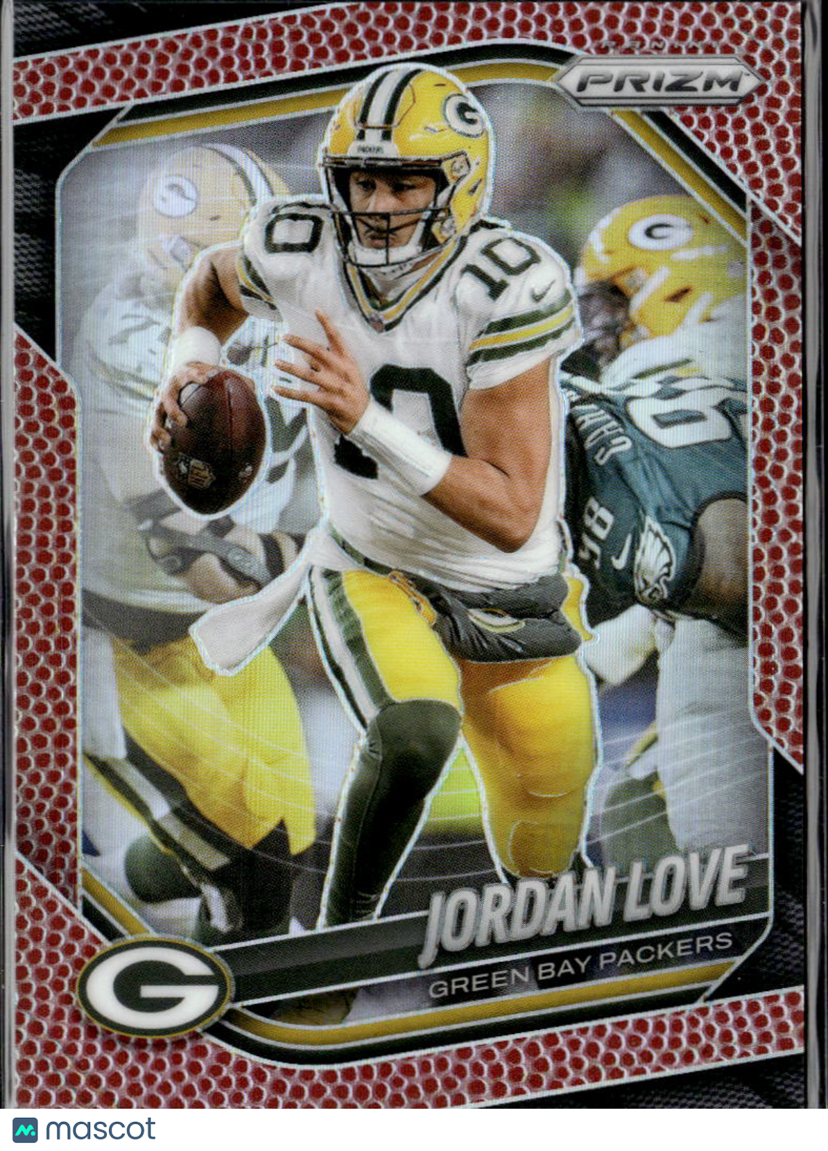 Jordan Love 2025 Prizm Pigskin Leather Prizm 18/180 Green Bay Packers