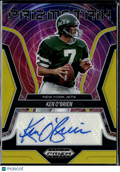 Ken O'Brien 2025 Prizm Black GOLD Auto Autograph 6/10 New York Jets