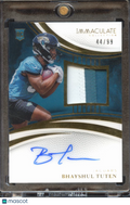 Bhayshul Tuten 2025 Immaculate Auto Autograph Patch RC 44/99 Jaguars