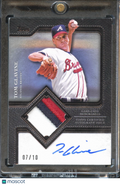 Tom Glavine 2025 Topps Flagship Auto Autograph Game Worn Patch 7/10 Braves