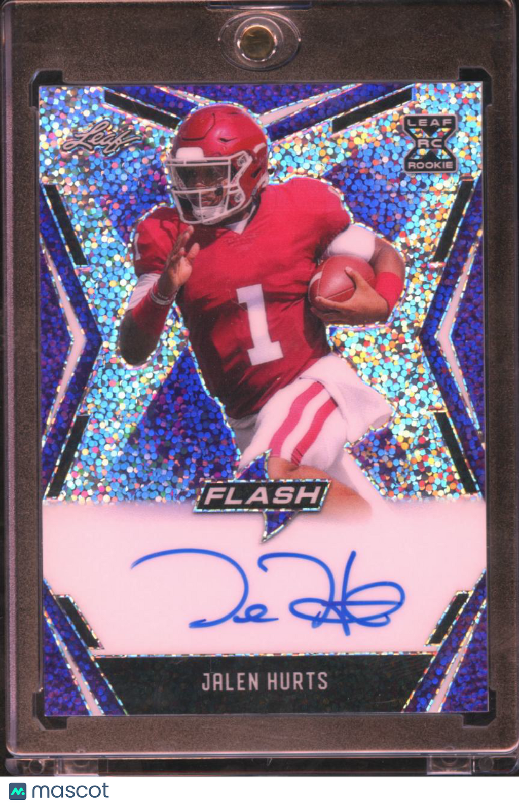 Jalen Hurts 2020 Leaf Flash Auto Autograph Rookie RC 14/25 Oklahoma Sooners