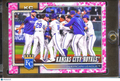 Kansas City Royals 2026 Topps Series One Pink Cherry Blossom Team Card 85/99 #34