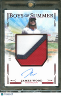James Wood 2025 Boys of Summer Auto Autograph Patch RC 44/49 Nationals