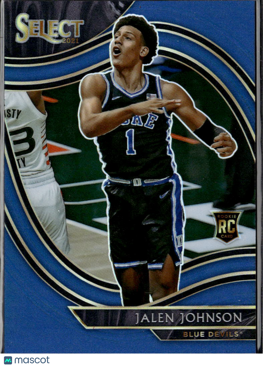 Jalen Johnson 2021 Select Blue Prizm Rookie RC 62/99 Duke Blue Devils