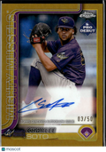Charlee Soto 2024 Topps Chrome Pro Debut Auto Autograph GOLD /50 Fort Myers