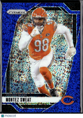 Montez Sweat 2024 Prizm Blue Sparkle Prizm 18/96 Chicago Bears