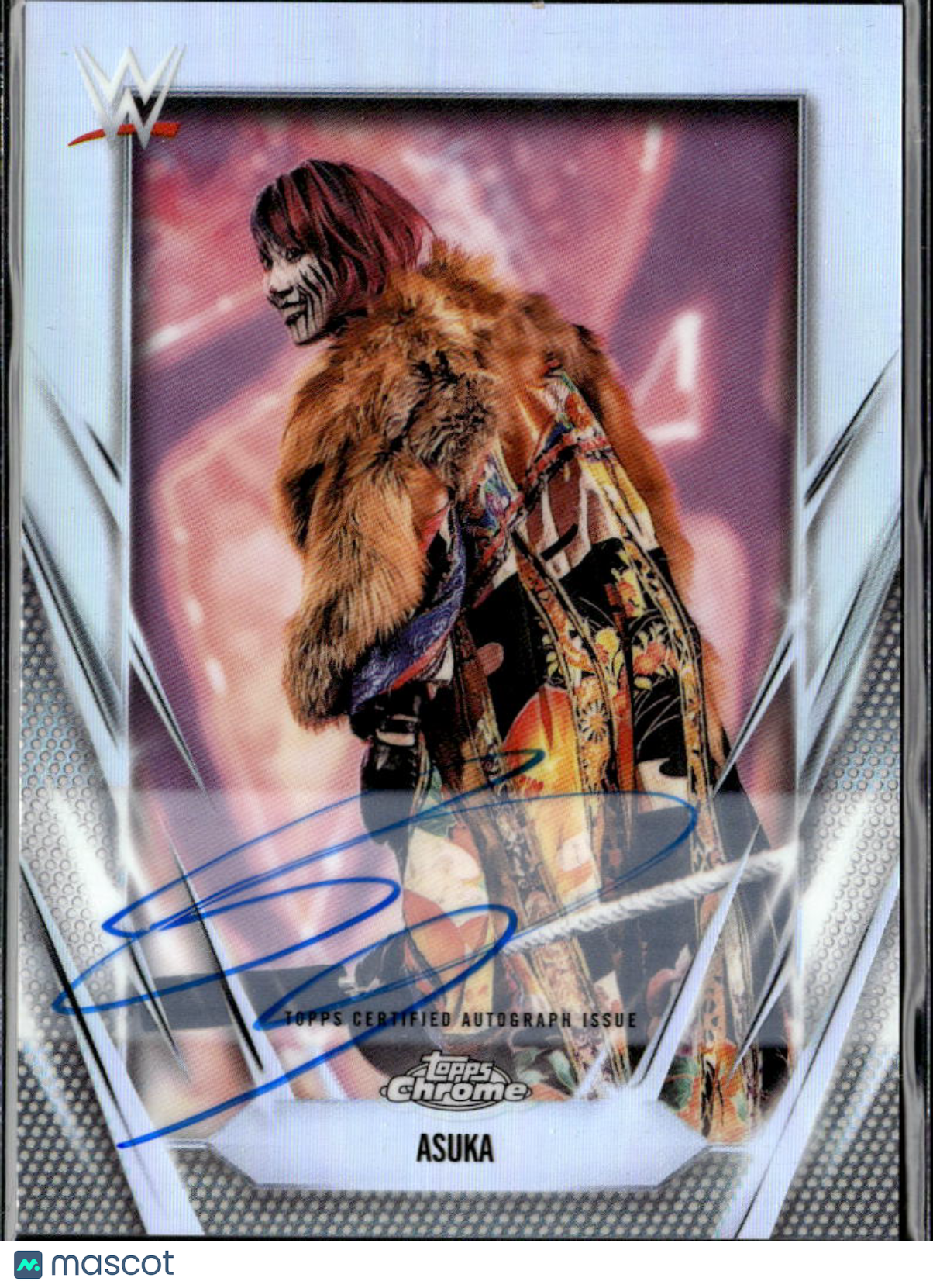 Asuka 2026 Topps Chrome WWE Auto Autograph Refractor Wrestling