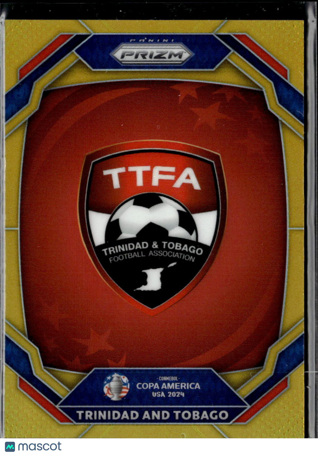 Trinidad and Tobago 2024 Prizm Copa America Team Logo GOLD Prizm 4/10