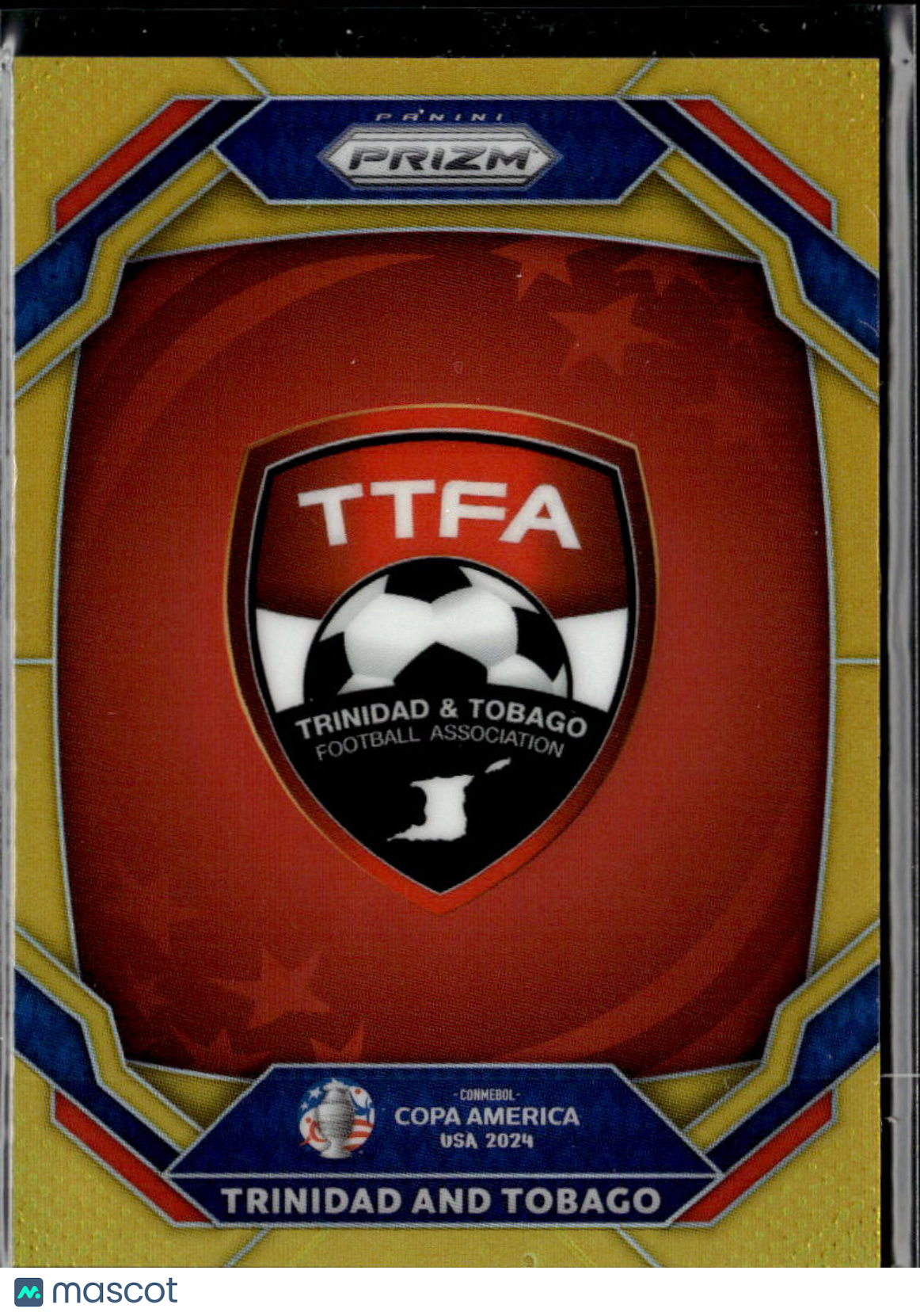 Trinidad and Tobago 2024 Prizm Copa America Team Logo GOLD Prizm 4/10
