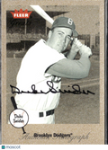 Duke Snider 2001 Fleer Greats Authentic Autograph Auto Brooklyn Dodgers