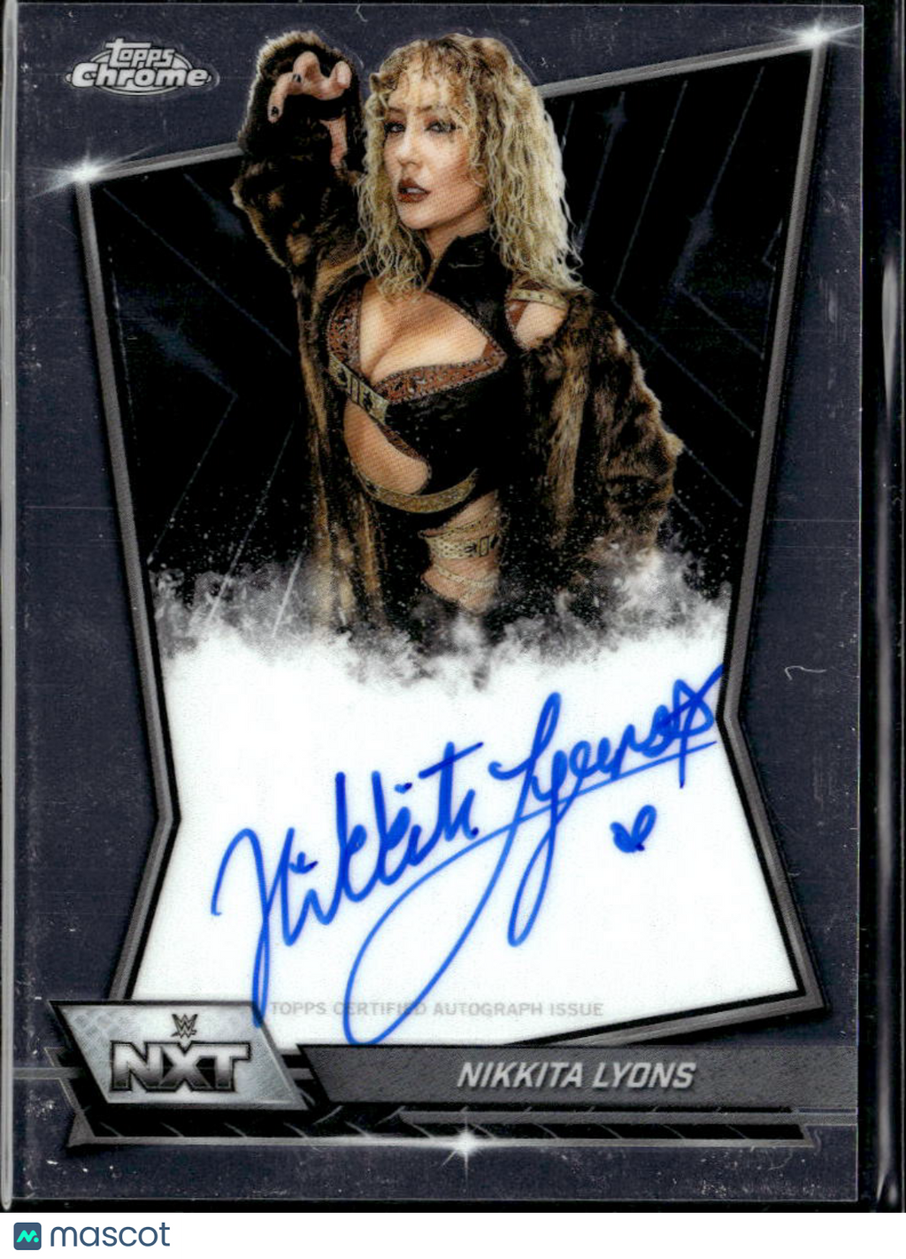 Nikkita Lyons 2026 Topps Chrome WWE On Card Auto Autograph
