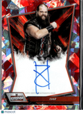 Ivar 2026 Topps Chrome WWE Auto Autograph RED Refractor 5/5 RAW