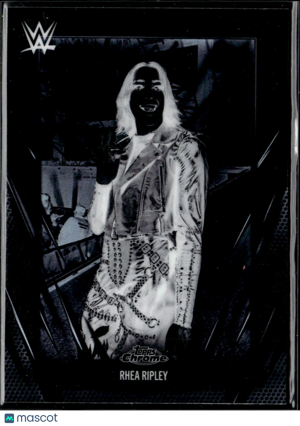 Rhea Ripley 2026 Topps Chrome WWE Negative Refractor SSP #20 Raw