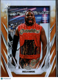 Angelo Dawkins 2026 Topps Chrome WWE Orange Refractor /25 The Street Profits