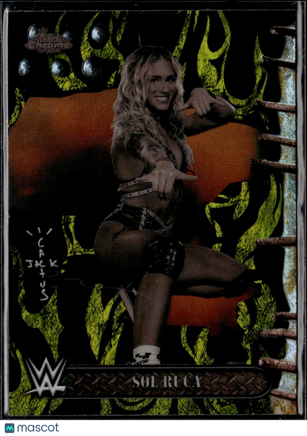 Sol Ruca 2025 Topps Chrome WWE Cactus Jack NXT