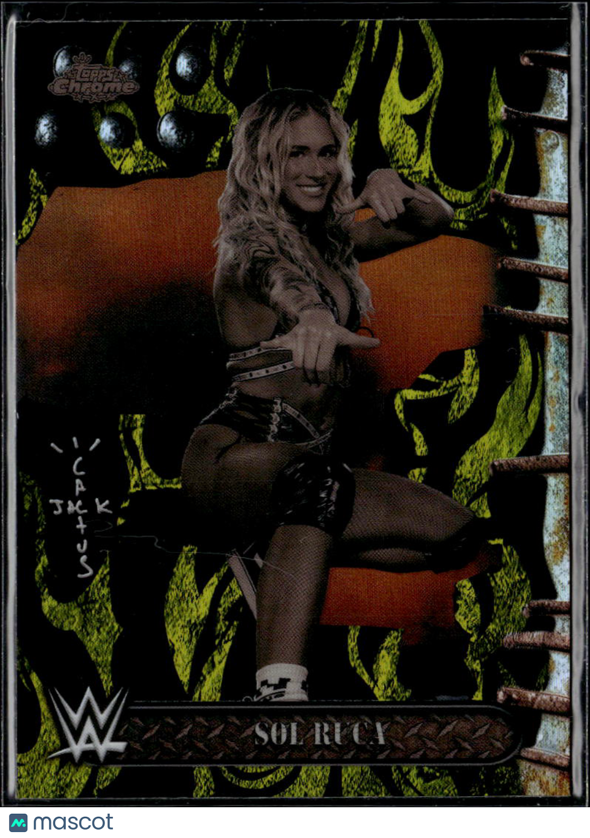 Sol Ruca 2025 Topps Chrome WWE Cactus Jack NXT