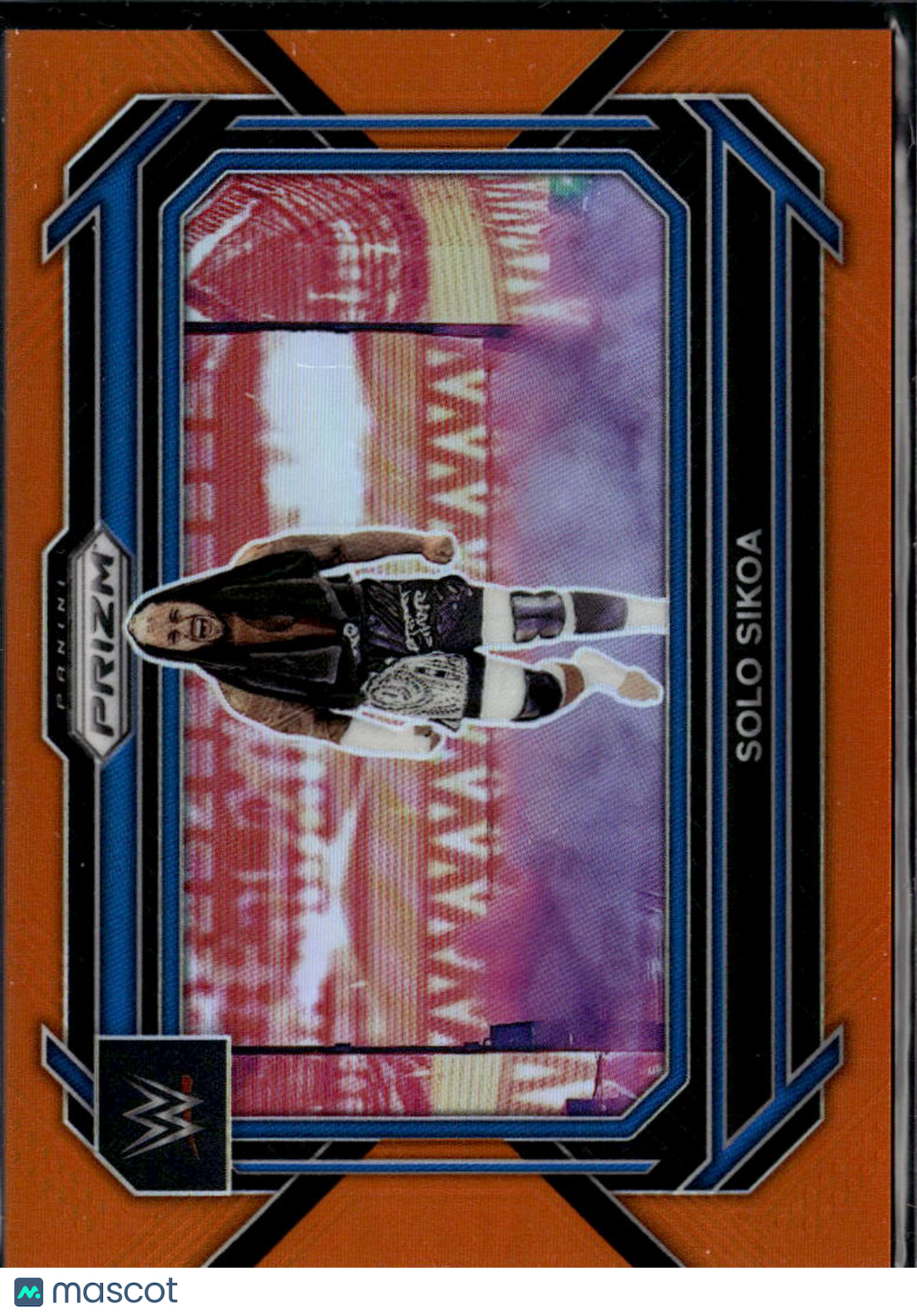 Solo Sikoa 2023 Panini Prizm WWE Orange Prizm 22/99 The Bloodline