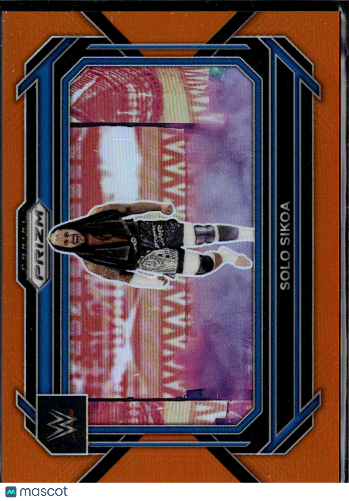 Solo Sikoa 2023 Panini Prizm WWE Orange Prizm 22/99 The Bloodline