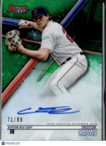 Triston Casas 2018 Bowman's Best Auto Autograph Green 71/99 Boston Red Sox