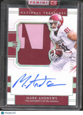 Mark Andrews 2018 National Treasures Auto Autograph Patch RC 11/25 OU Sooners