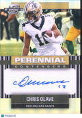 Chris Olave 2024 Contenders Optic Auto Autograph 24/99 New Orleans Saints