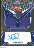 Jalen Milroe 2025 Phoenix Auto Autograph Patch RC 75/249 Seattle Seahawks
