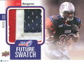 Joe Bergeron 2012 Upper Deck USA Game Worn 3 Color Patch Texas Longhorns