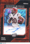 Chase Brown 2024 Contenders Optic Auto Autograph 12/25 Cincinnati Bengals