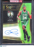 Paul Pierce 2018-19 Select Auto Autograph Green Prizm 1/35 Boston Celtics