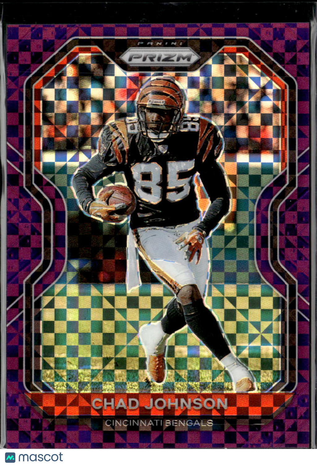 Chad Johnson 2020 Prizm Purple Power Prizm 38/49 Cincinnati Bengals