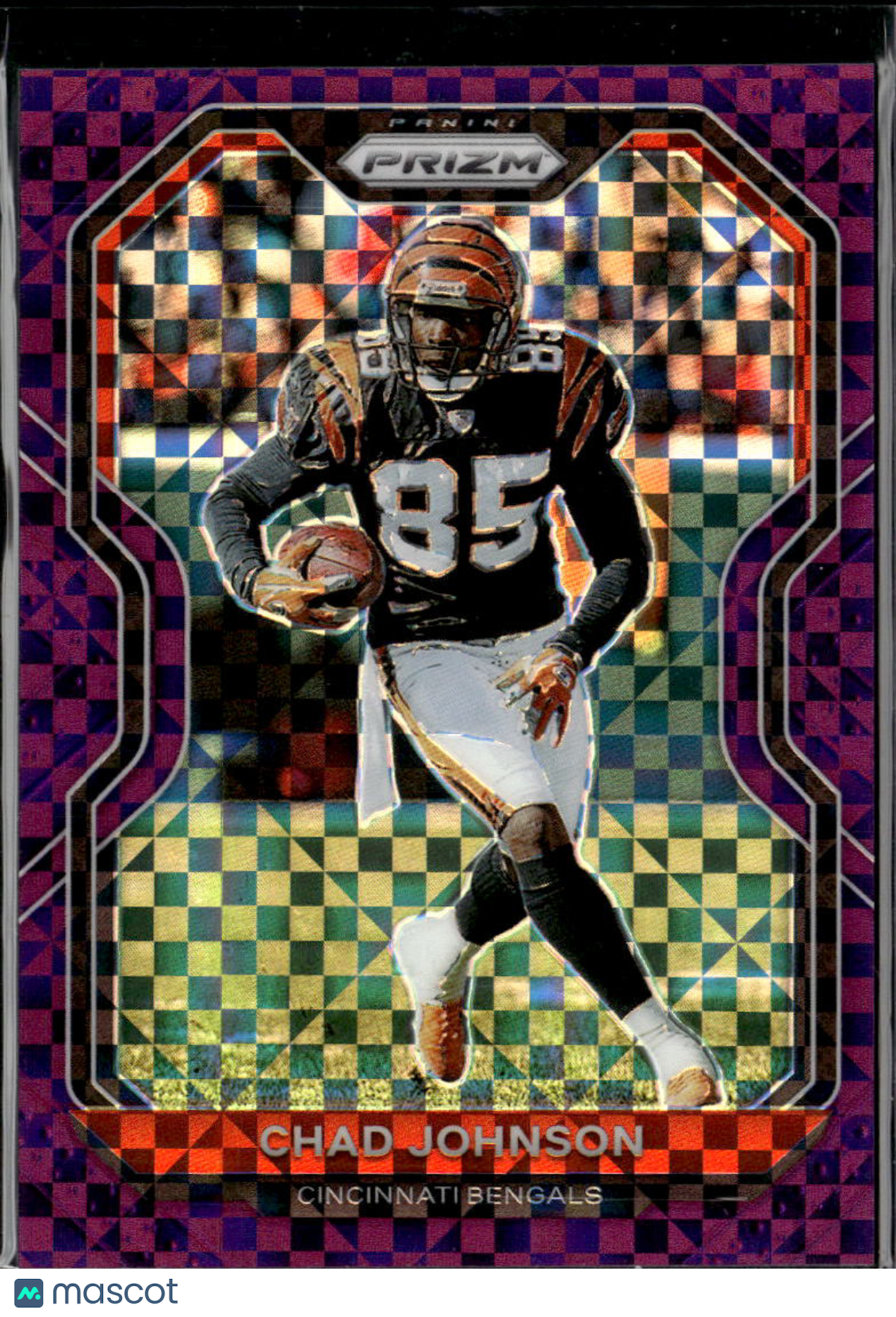 Chad Johnson 2020 Prizm Purple Power Prizm 38/49 Cincinnati Bengals