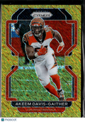 Akeem Davis-Gaither 2021 Prizm Gold Shimmer Prizm 7/10 Cincinnati Bengals