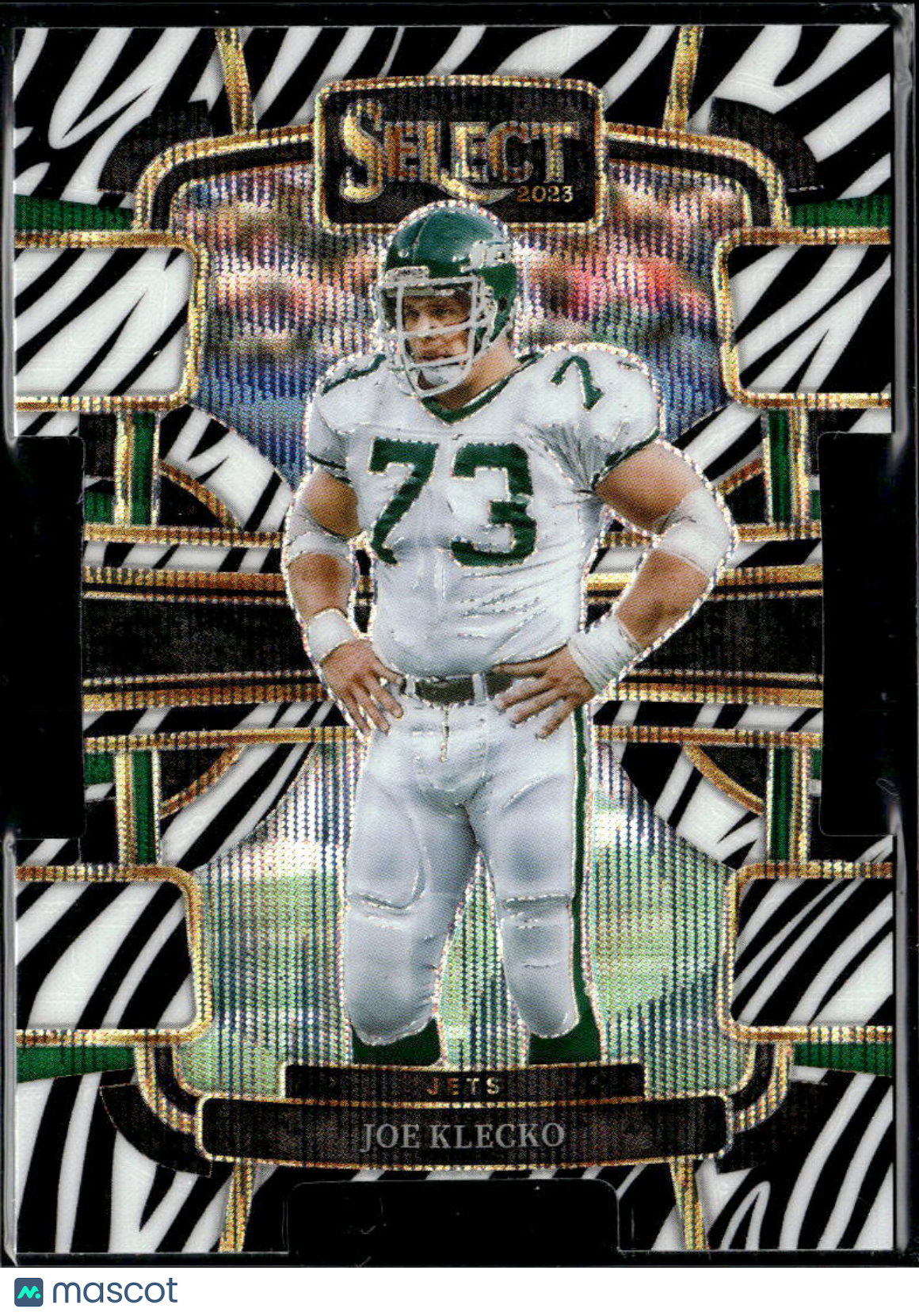 Joe Klecko 2023 Select Concourse Zebra Prizm SSP New York Jets