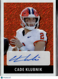 Cade Klubnik 2024 Leaf Metal Auto Autograph RC 7/10 Clemson Tigers