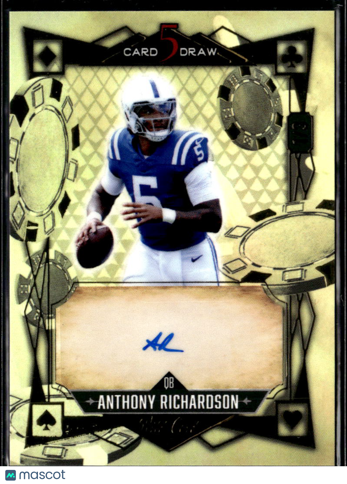 Anthony Richardson 2024 Wild Card 5 Auto Autograph RC 1/3 Indianapolis Colts