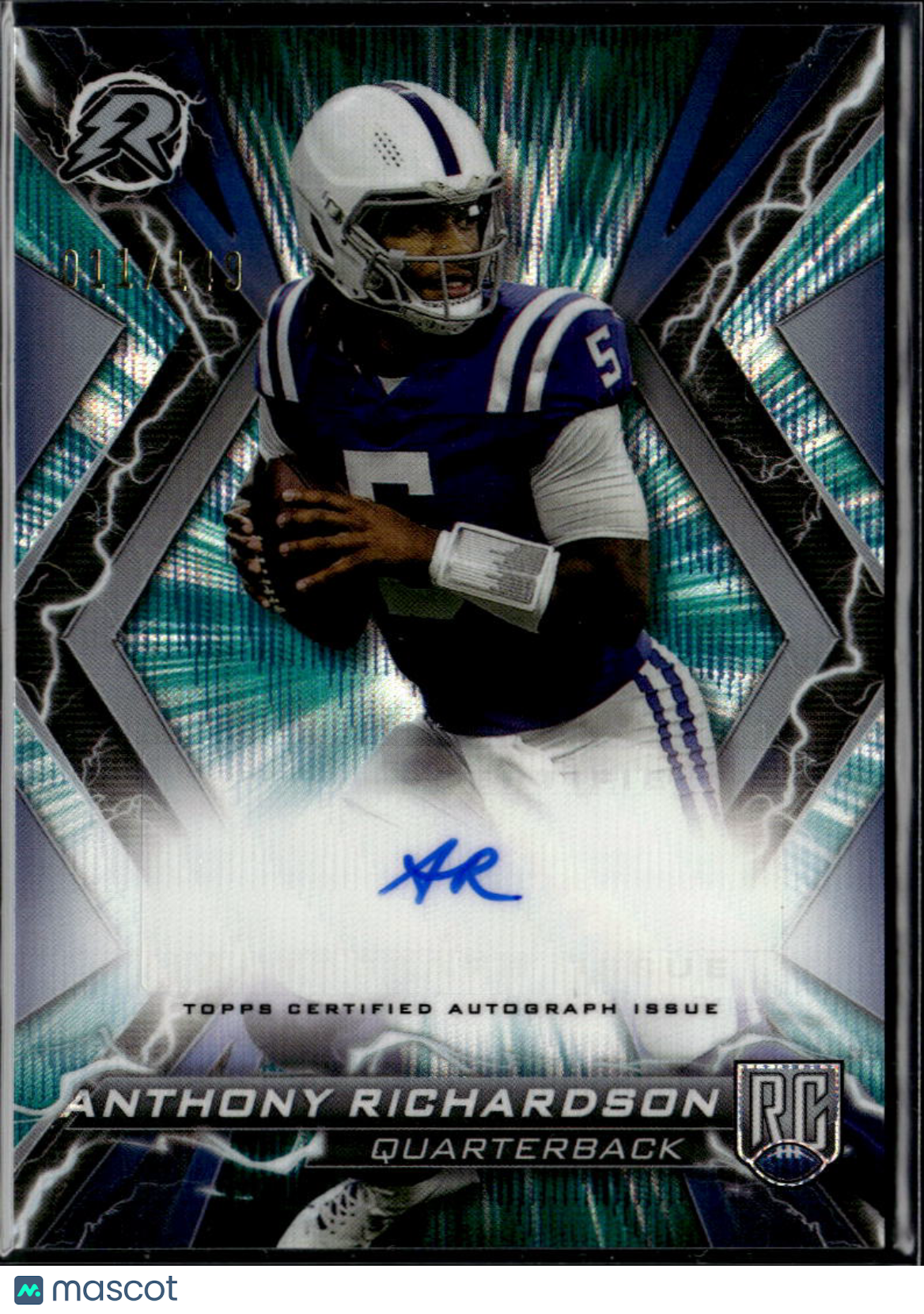 Anthony Richardson 2024 Topps Resurgence Auto Autograph RC 11/149 Colts