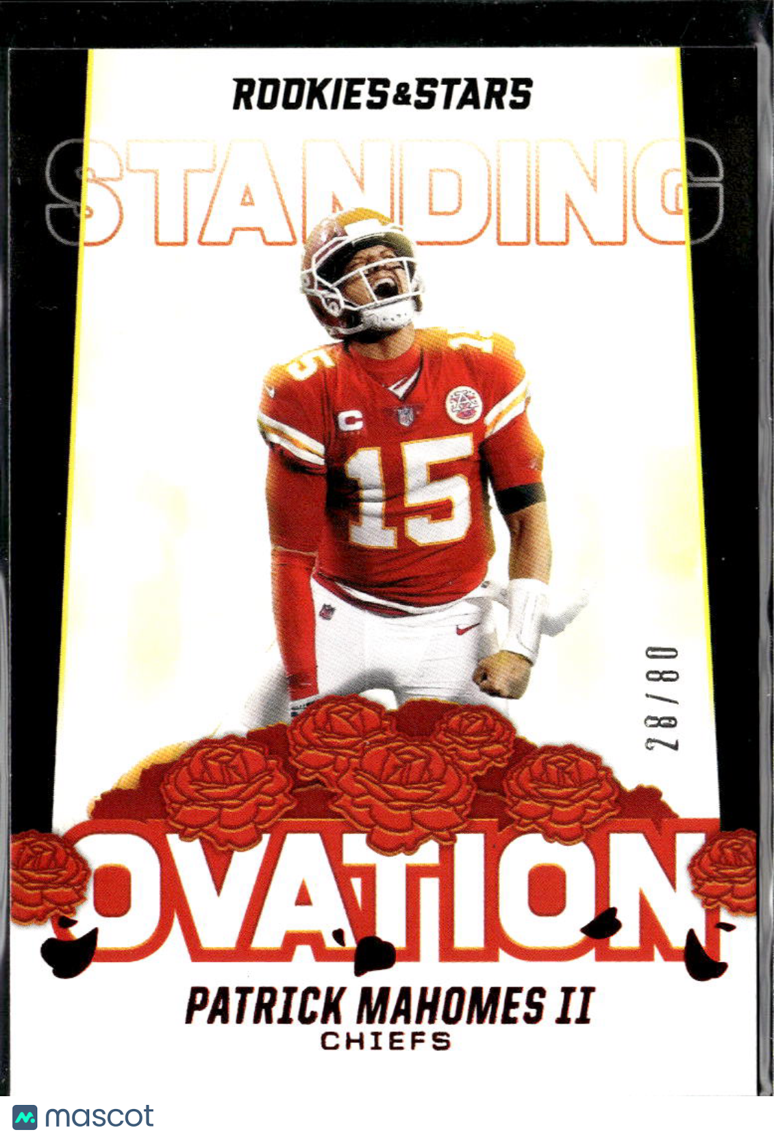 Patrick Mahomes II 2021 Rookies & Stars Standing Ovation 28/80 KC Chiefs