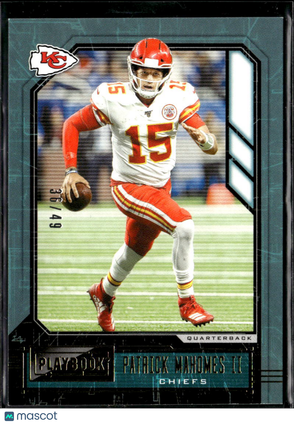 Patrick Mahomes II 2020 Playbook GOLD 36/49 Kansas City Chiefs