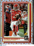 Patrick Mahomes II 2025 Optic Fire Emoji Prizm SSP SHORTPRINT Kansas City Chiefs