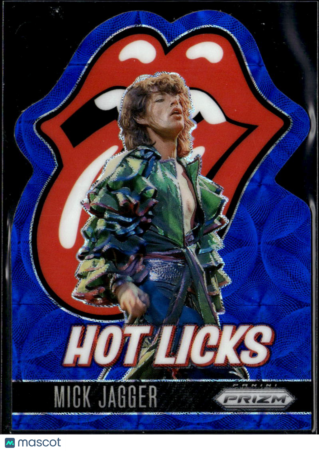 Mick Jagger 2025 Prizm The Rolling Stones Hot Licks Blue Scope 44/75 #12
