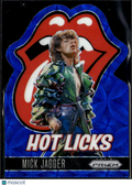 Mick Jagger 2025 Prizm The Rolling Stones Hot Licks Blue Scope 44/75 #12