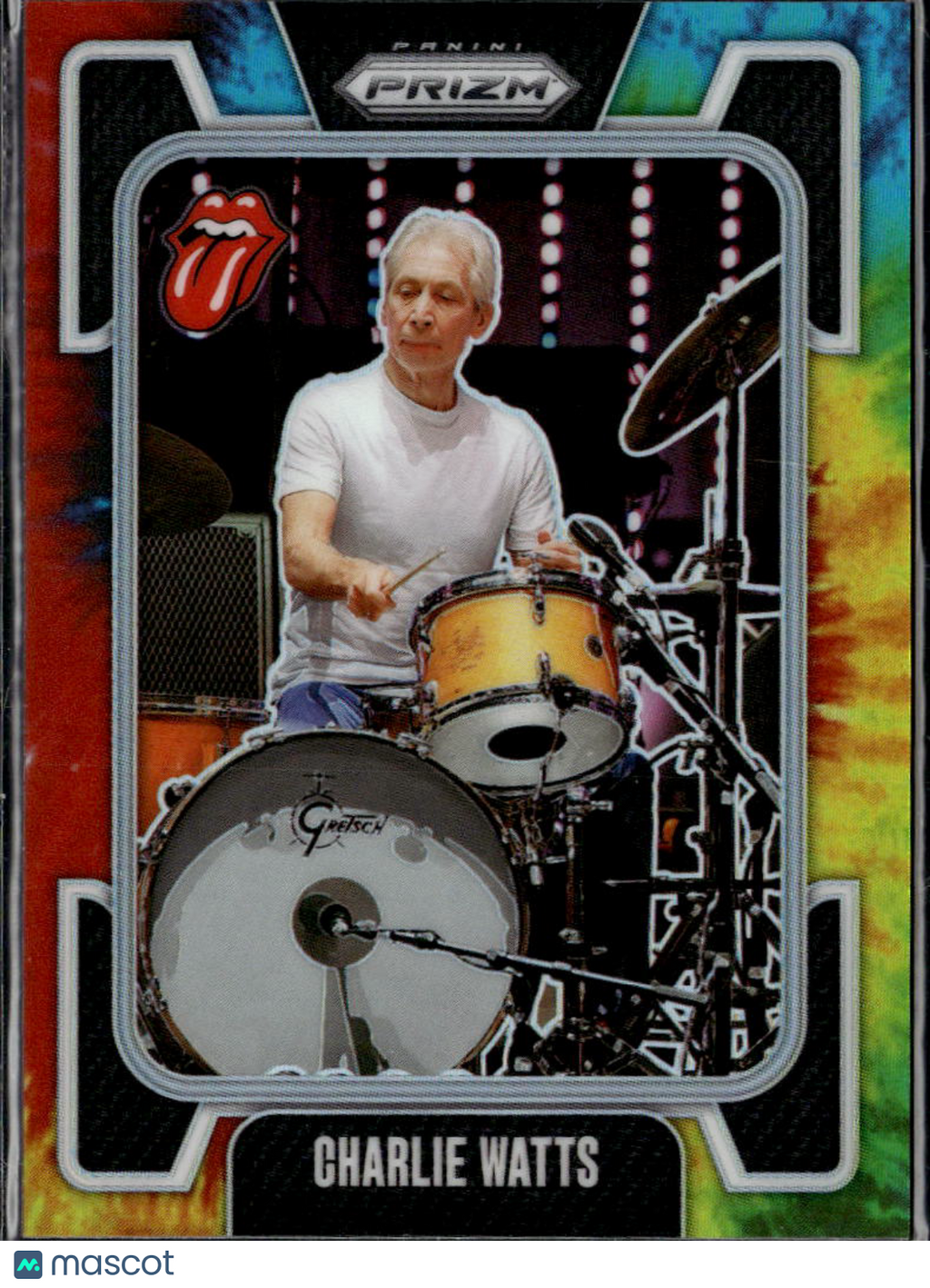 Charlie Watts 2025 Prizm The Rolling Stones Tie-Dye Prizm 37/49 #53