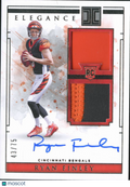 Ryan Finley 2019 Impeccable Auto Autograph Helmet RC 43/75 Cincinnati Bengals