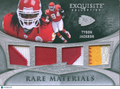 Tyson Jackson 2009 Upper Deck Exquisite Collection Rare Jersey Patch 1/35 Chiefs
