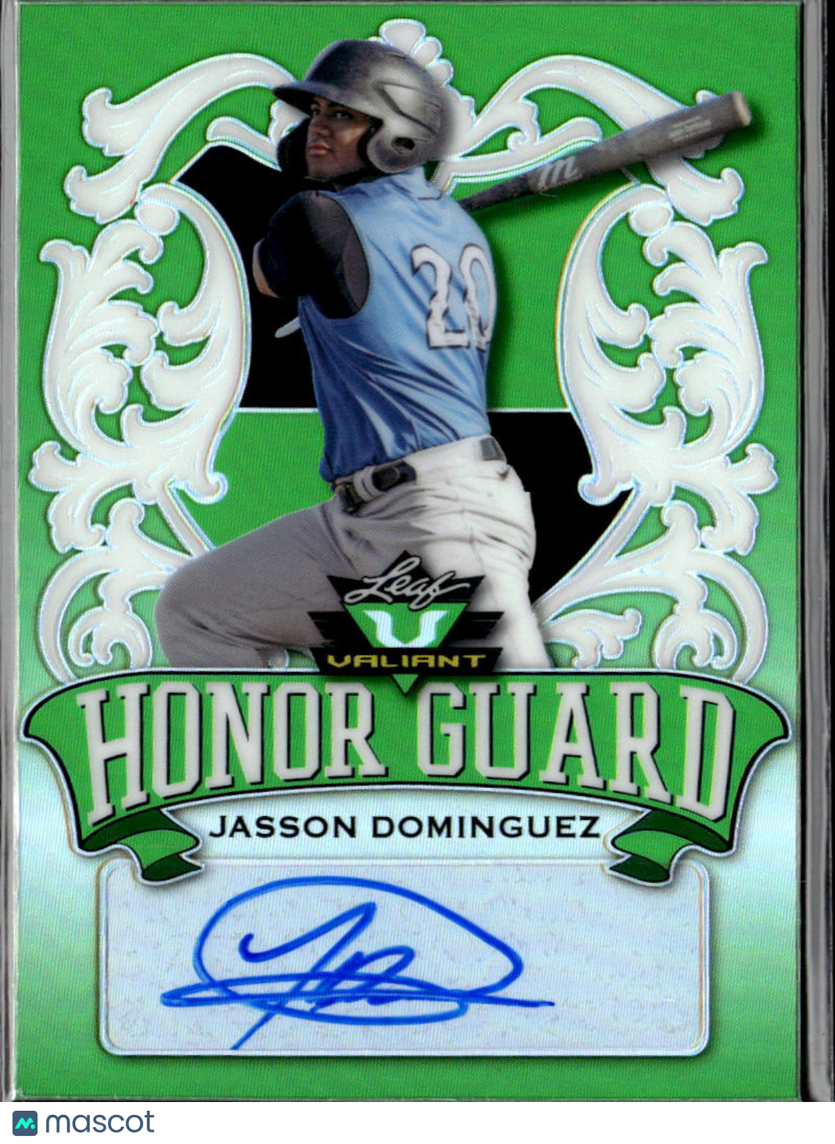 Jasson Dominguez 2021 Leaf Valiant Auto Autograph RC New York Yankees