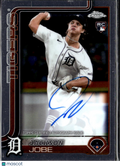 Jackson Jobe 2024 Topps Chrome Auto Autograph RC Rookie Detroit Tigers